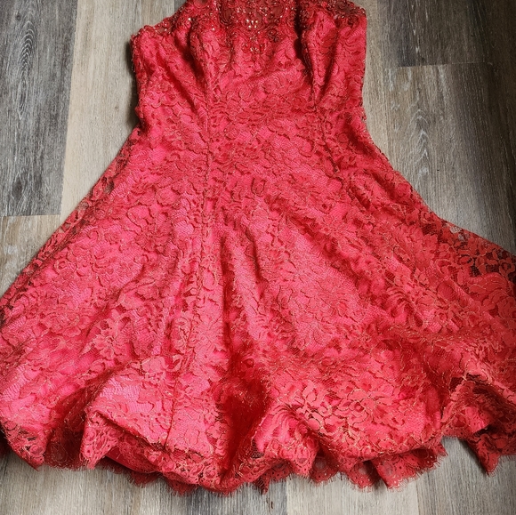 MARCHESA NOTTE LACE DRESS - Picture 5 of 16